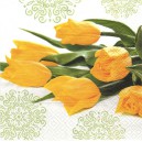Ubrousek - žluté tulipány