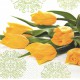 Ubrousek - žluté tulipány
