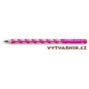 Grafitová tužka Stabilo EASYgraph - pro praváky - růžová