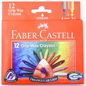 Trojhranné voskovky Faber-Castell - 12 kusů