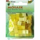 Mozaiková sklíčka - žlutý mix 10x10 mm