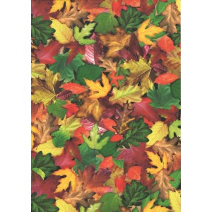 Pauzovací papír  A4 - podzimní listí