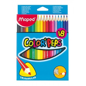 Pastelky Maped Color'Peps 18 kusů